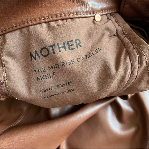 NWT - MOTHER - The Mid Rise Dazzler Ankle Pant - Friar Brown - Picture 7 of 14